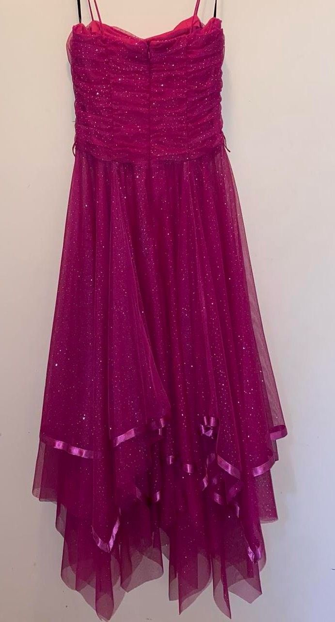 Rampage Size 4 Prom Hot Pink Ball Gown on Queenly
