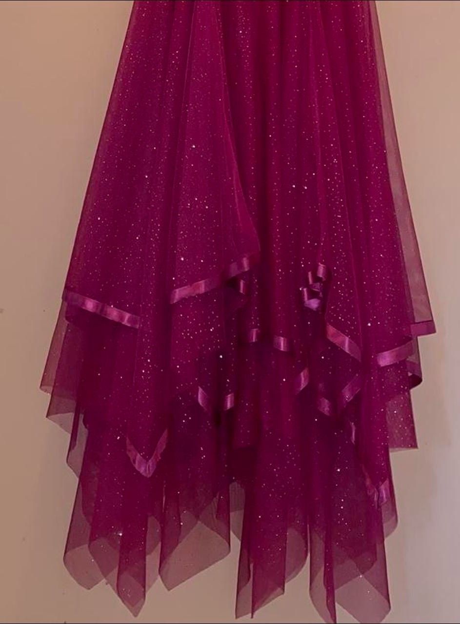 Rampage Size 4 Prom Hot Pink Ball Gown on Queenly