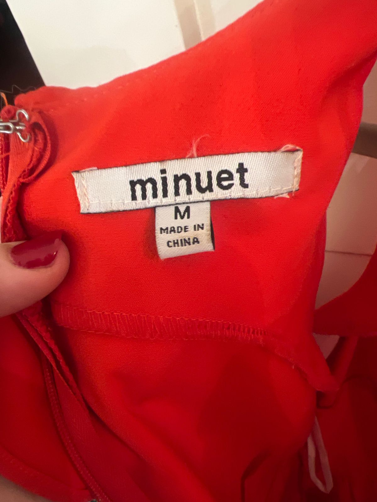 Minuet Size M Pageant Red Cocktail Dress on Queenly