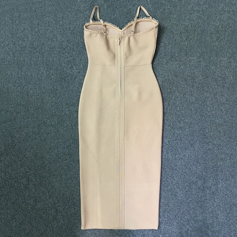 Size 10 Nude Mermaid Dress on Queenly