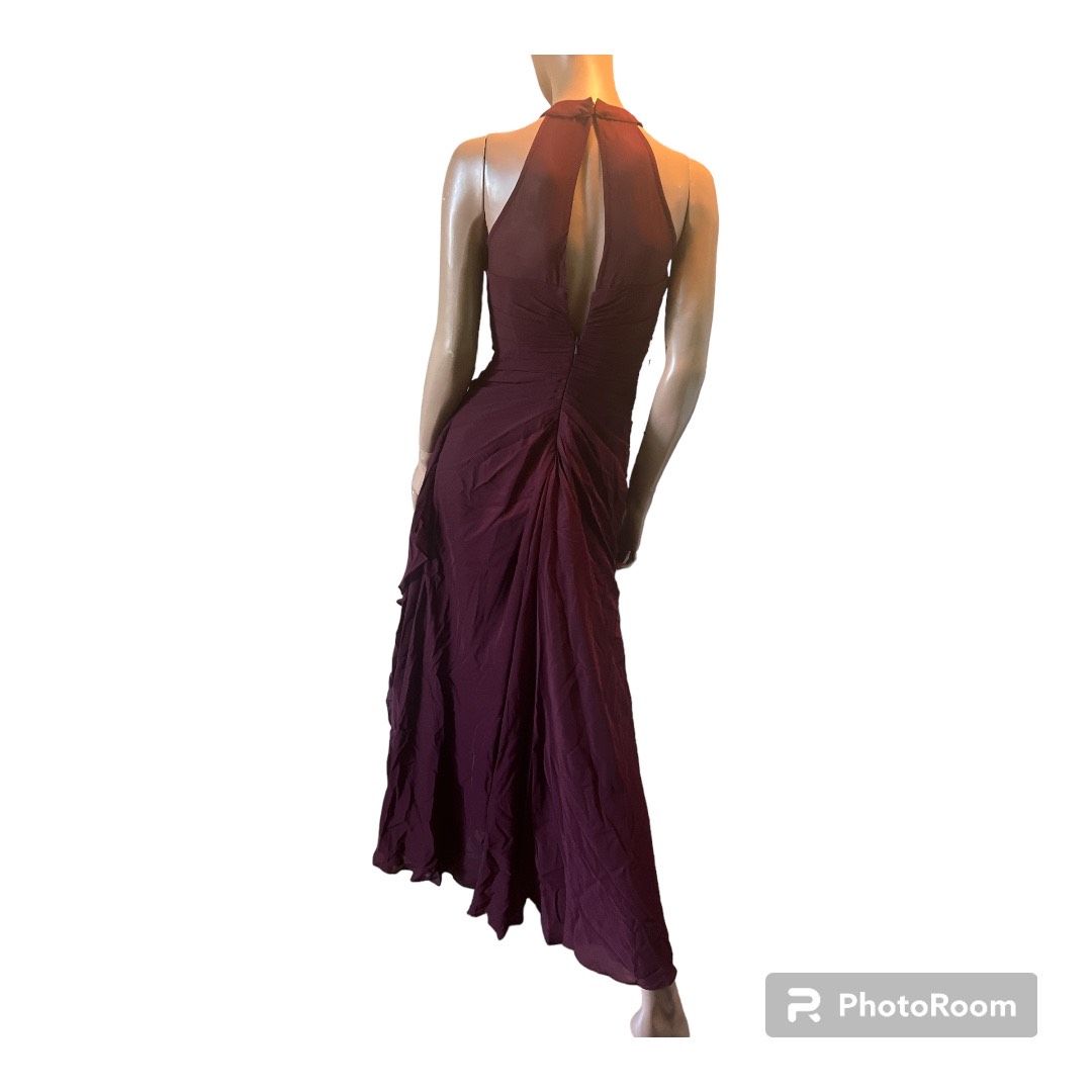 Style ZRH17807 JJs House Size 4 Pageant High Neck Purple Floor Length Maxi on Queenly