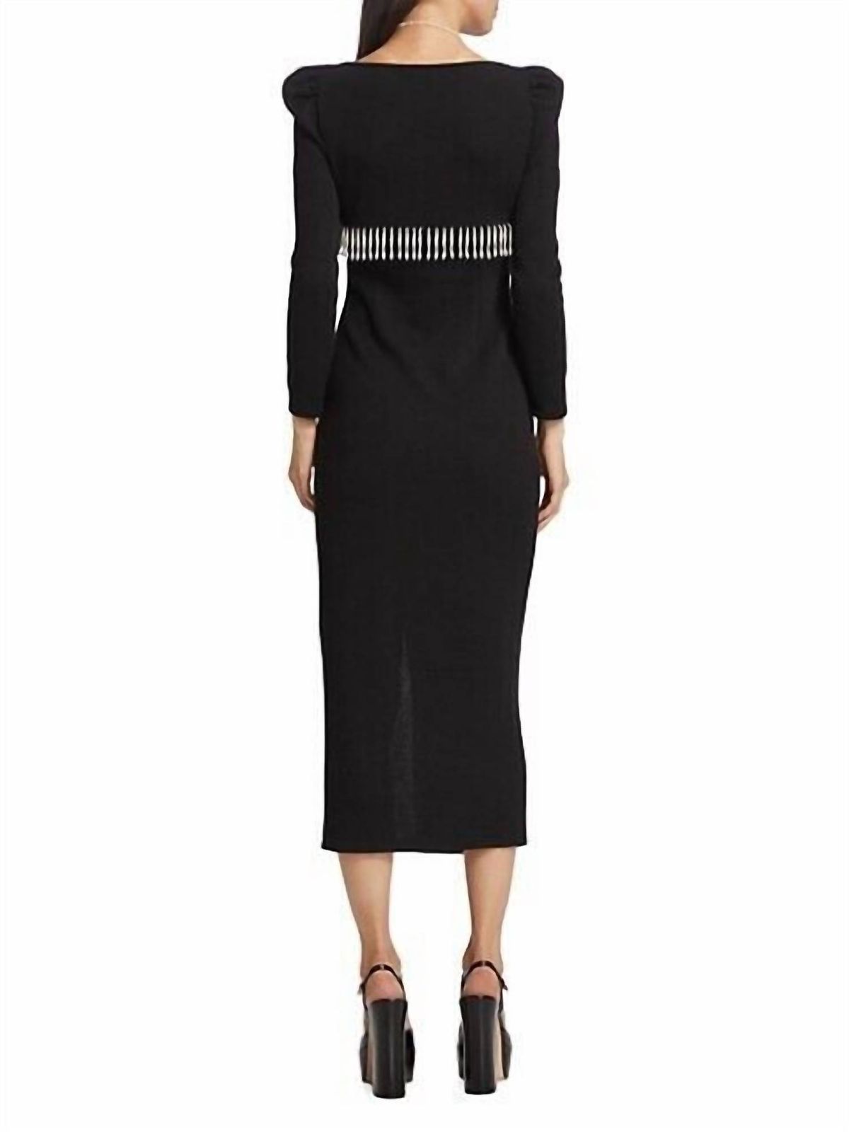 Style 1-1573359603-2901 SAYLOR Size M Black Cocktail Dress on Queenly