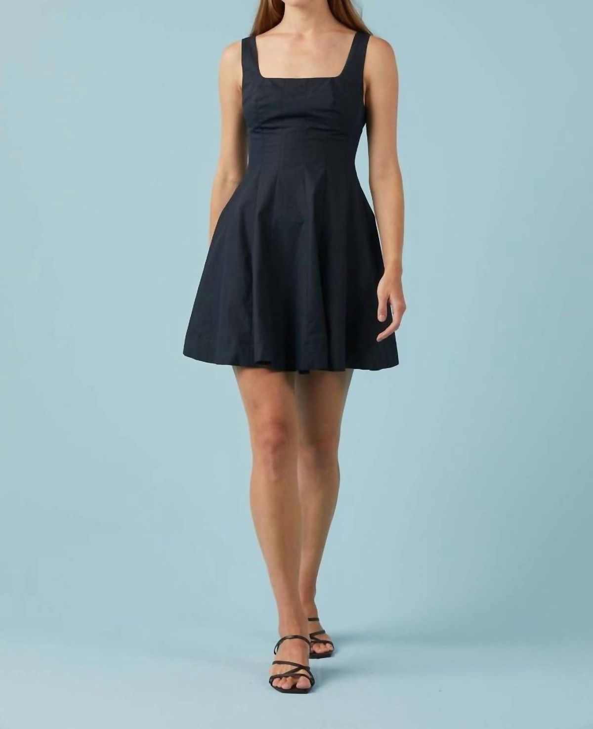 Style 1-1968408316-2696 Sophie Rue Size L Navy Blue Cocktail Dress on Queenly