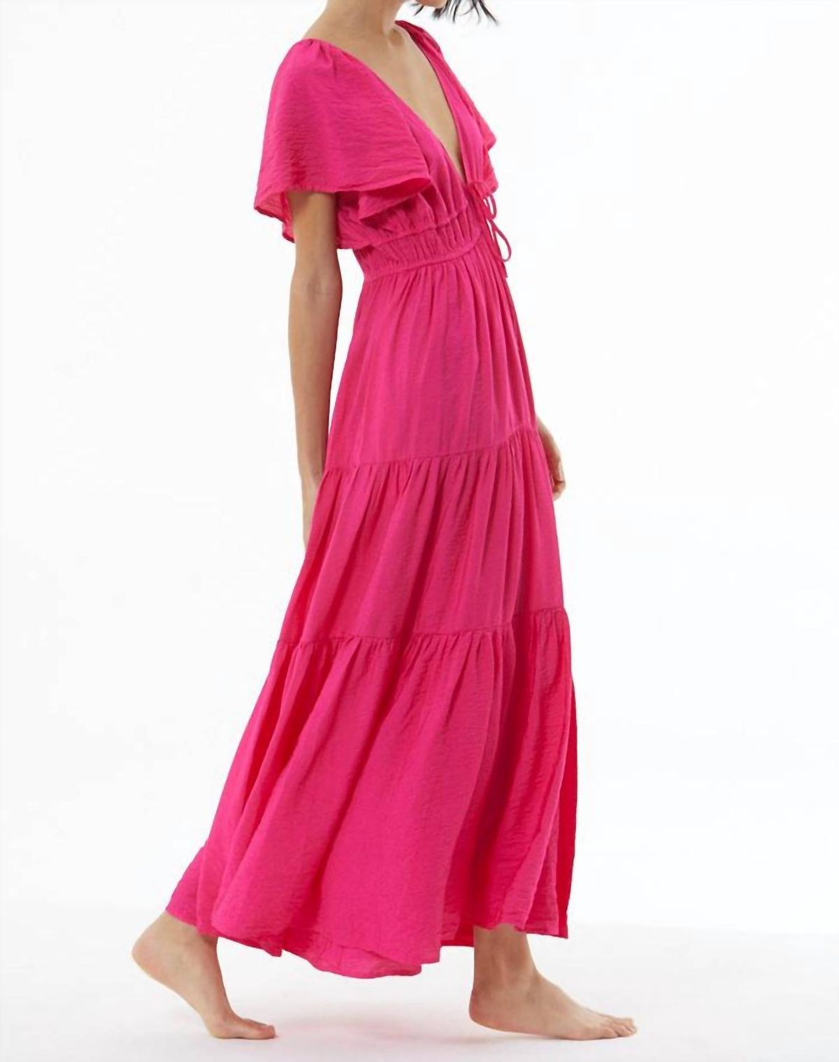Style 1-218115063-2901 young fabulous & broke Size M Pink Floor Length Maxi on Queenly