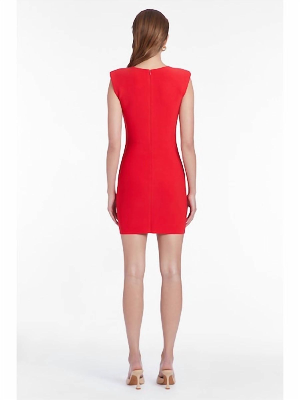 Style 1-856107358-3855 Amanda Uprichard Size XS Red Cocktail Dress on Queenly