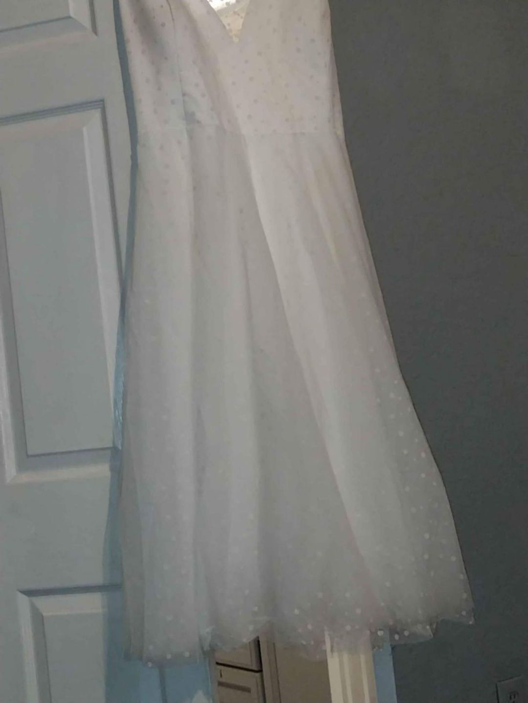 Plus Size 30 Prom White Ball Gown on Queenly