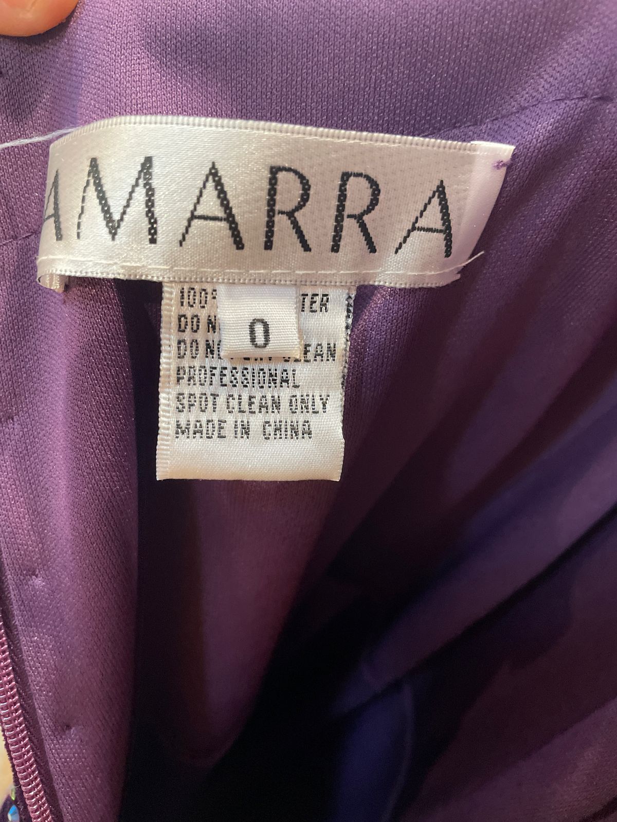 Amarra Size 0 Prom Strapless Purple Cocktail Dress on Queenly