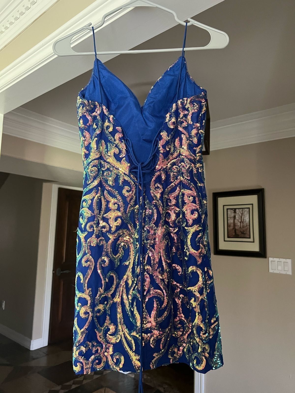 Ellie Wilde Size 2 Prom Multicolor Cocktail Dress on Queenly