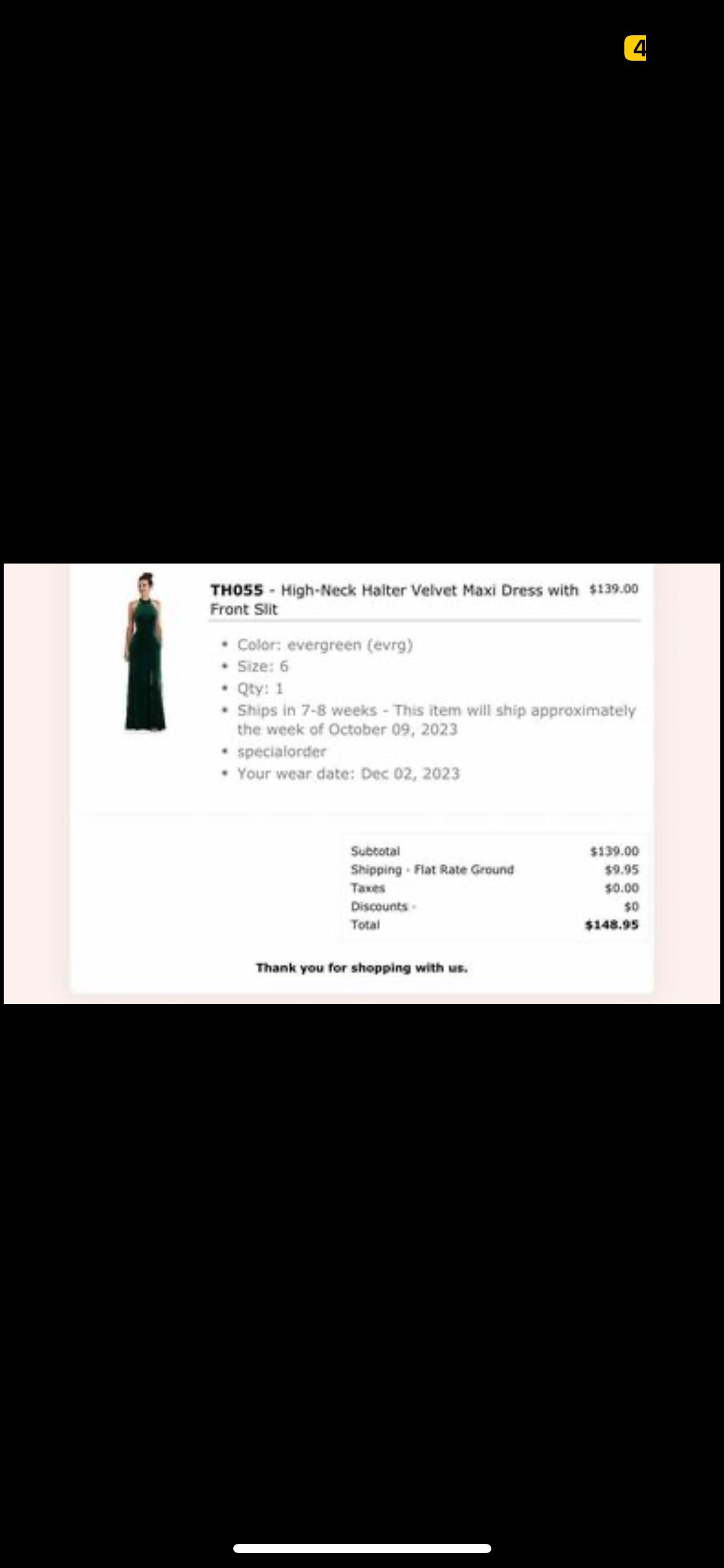 Dessy Size 6 Green Side Slit Dress on Queenly