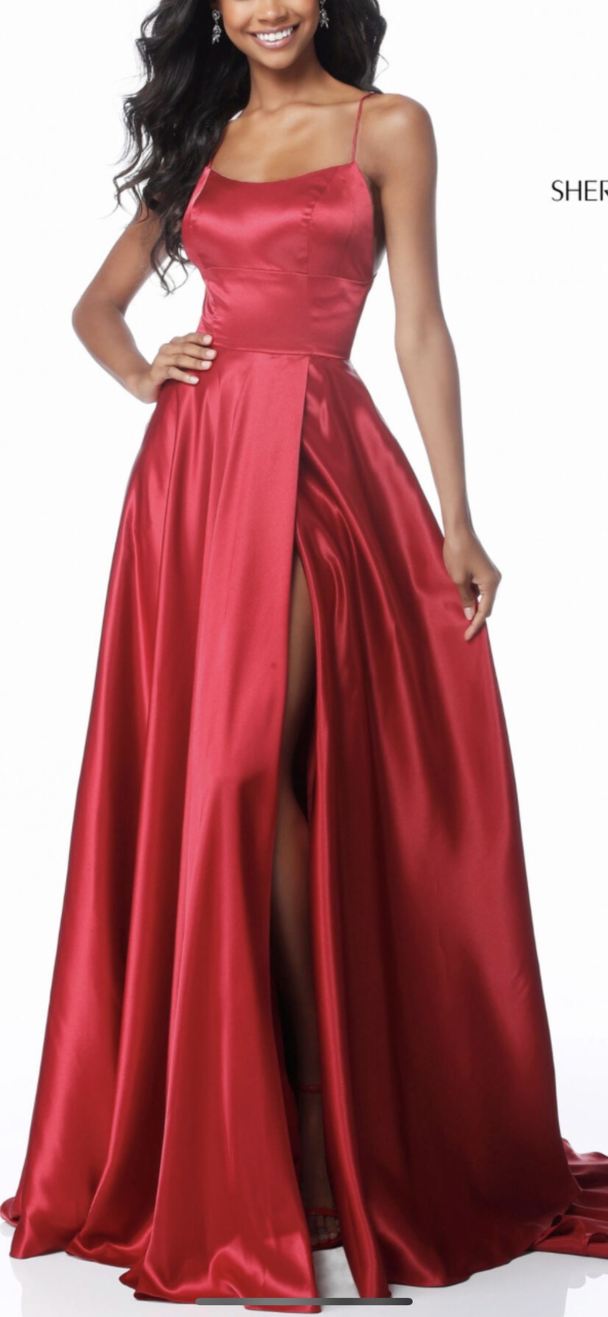 Style N° 51631 Sherri Hill Size 2 Red Ball Gown on Queenly