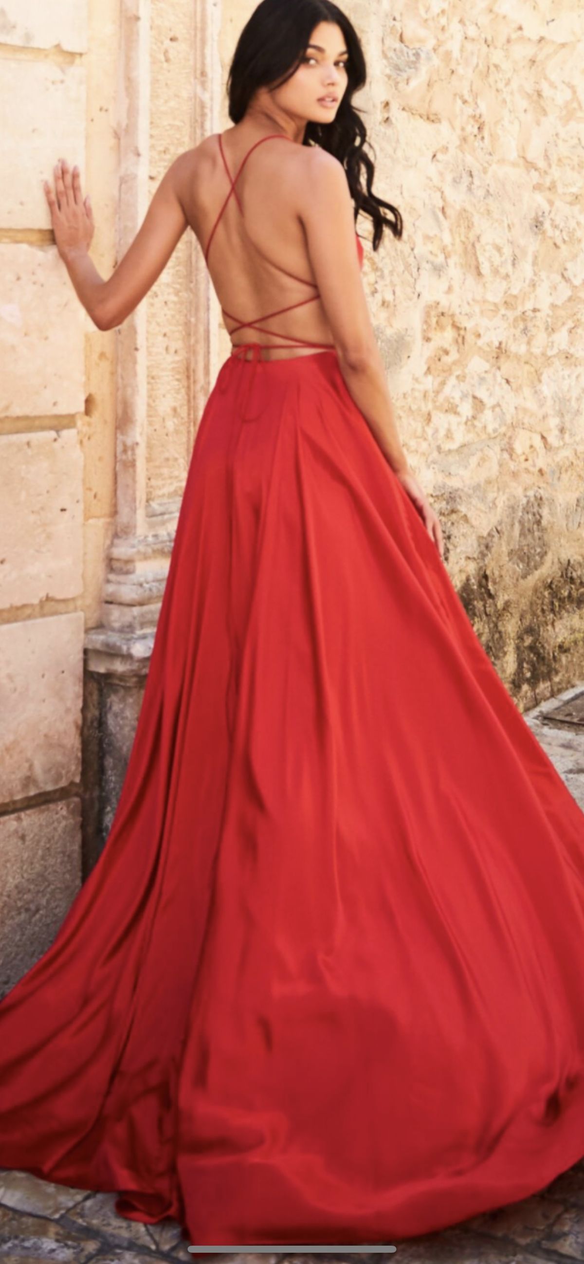 Style N° 51631 Sherri Hill Size 2 Red Ball Gown on Queenly