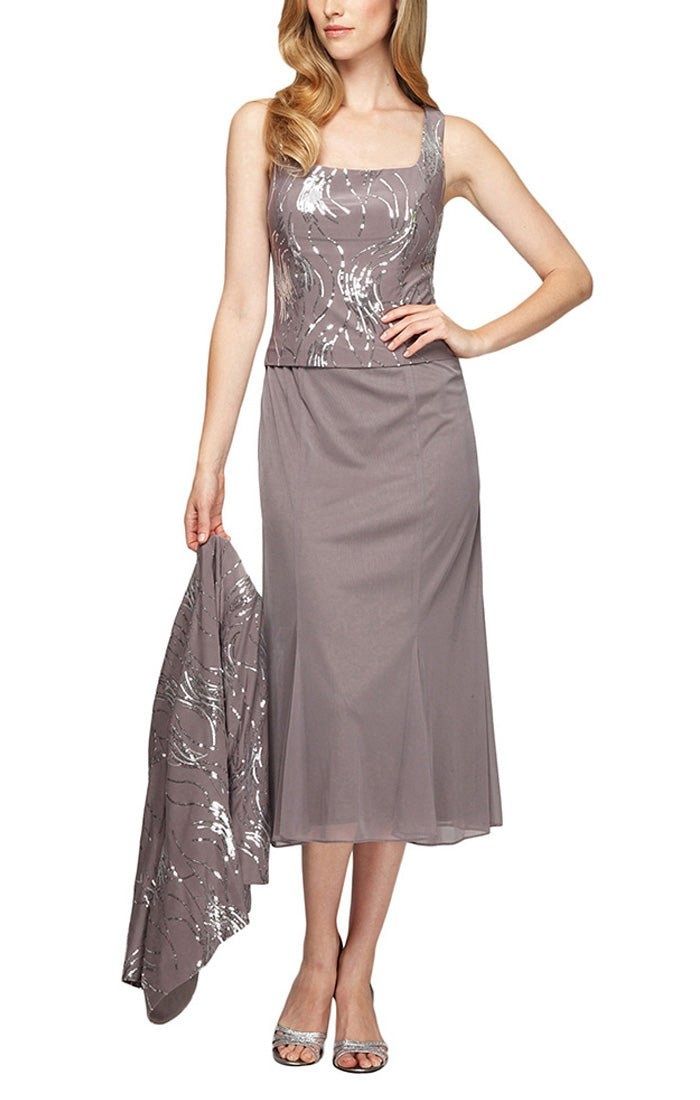 Style 196267 Alex Evening Size 8 Brown Cocktail Dress on Queenly