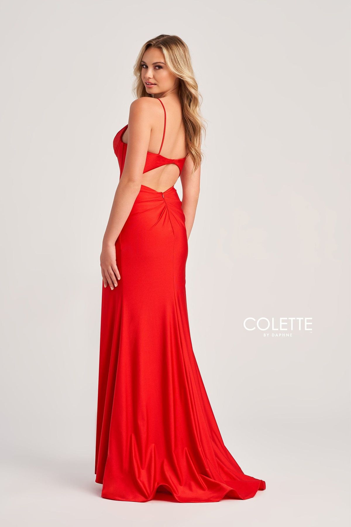 Style CL5111 Colette By Mon Cheri Size 2 Blue Side Slit Dress on Queenly