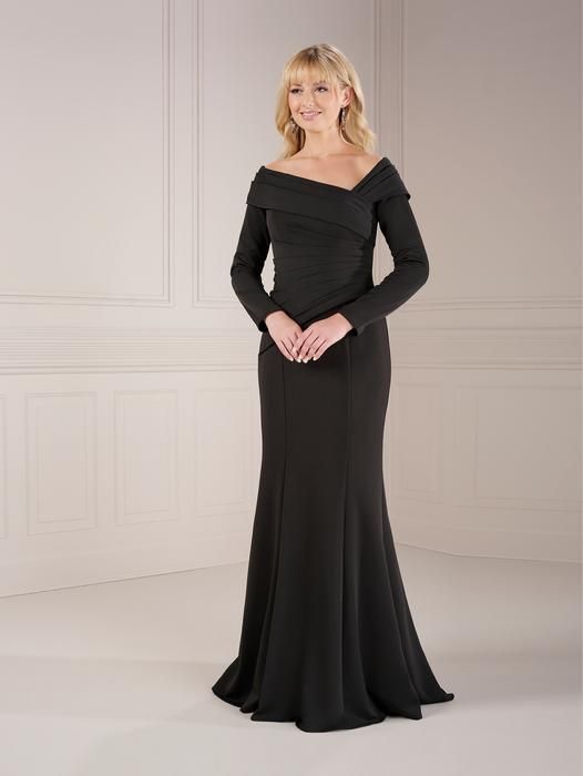 Style 17146 House Of Wu Plus Size 16 Off The Shoulder Black Mermaid Dress on Queenly