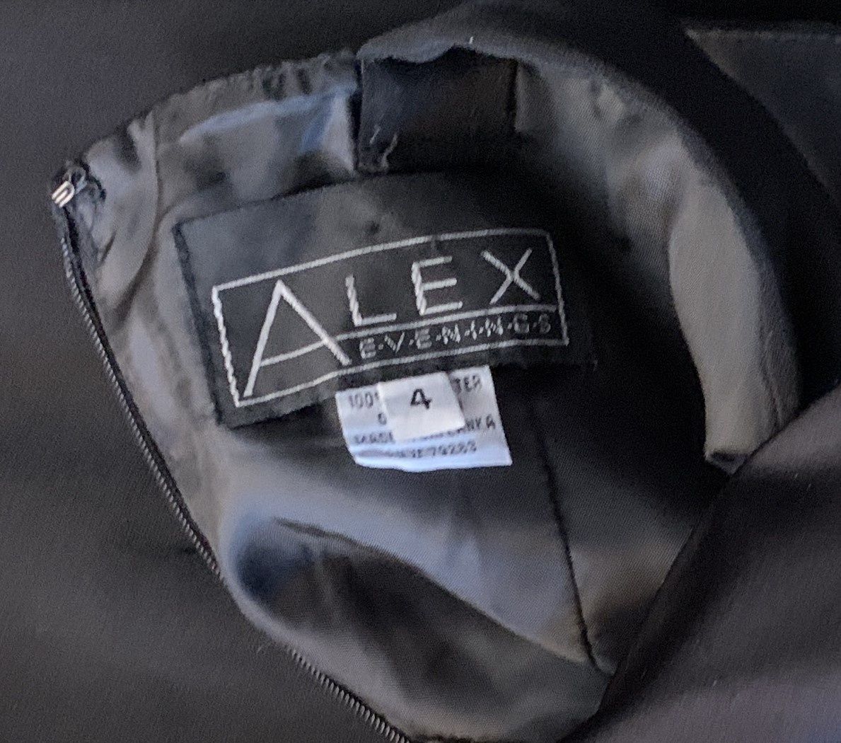 Alex Evenings Size 4 Prom Halter Black Floor Length Maxi on Queenly