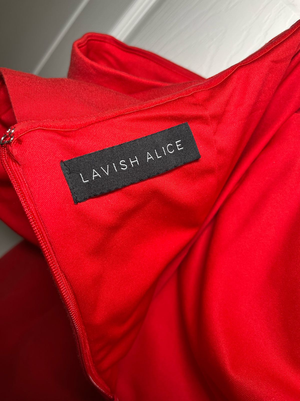 Lavish Alice Size 4 Homecoming Strapless Red Cocktail Dress on Queenly
