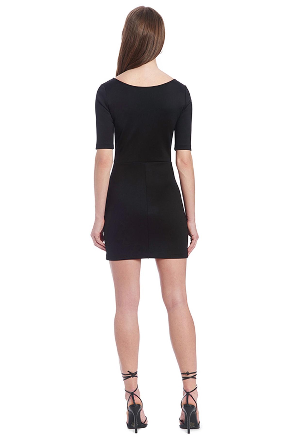Style 1-1864202153-2696 Amanda Uprichard Size L Black Cocktail Dress on Queenly