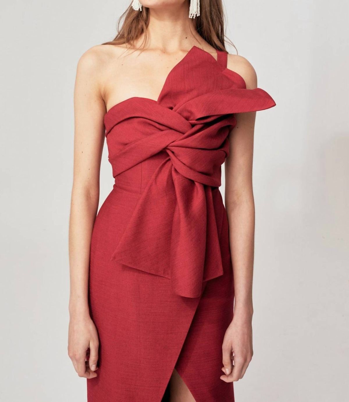 Style 1-3874568021-2901 C/MEO COLLECTIVE Size M Red Cocktail Dress on Queenly