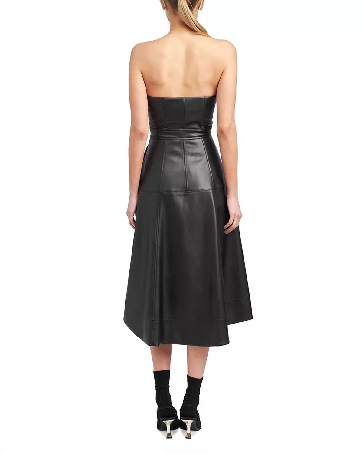 Style 1-4051990258-3855 En Saison Size XS Strapless Black Cocktail Dress on Queenly