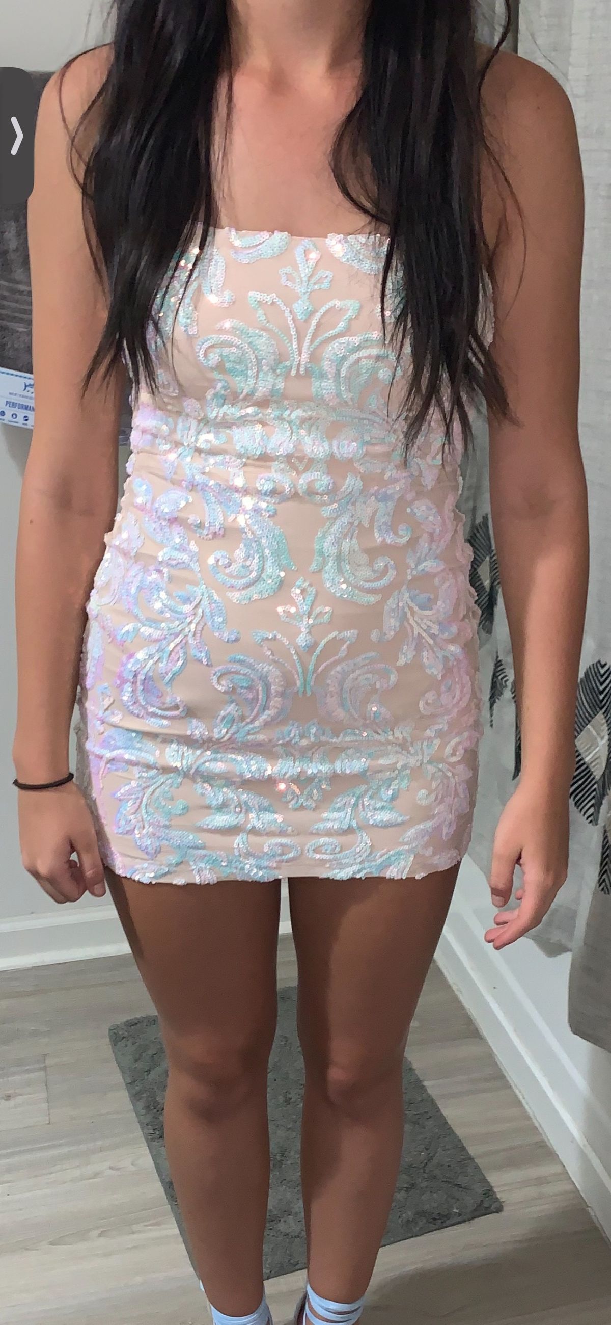 Size 2 Homecoming Multicolor Cocktail Dress on Queenly