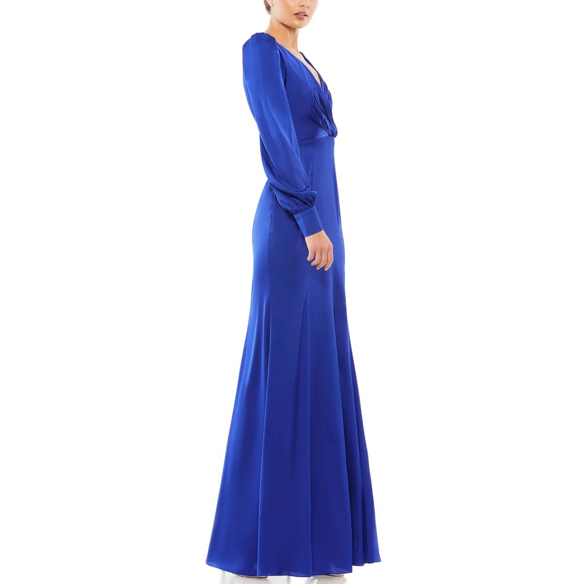 Style 55635 Mac Duggal Size 14 Royal Blue Floor Length Maxi on Queenly
