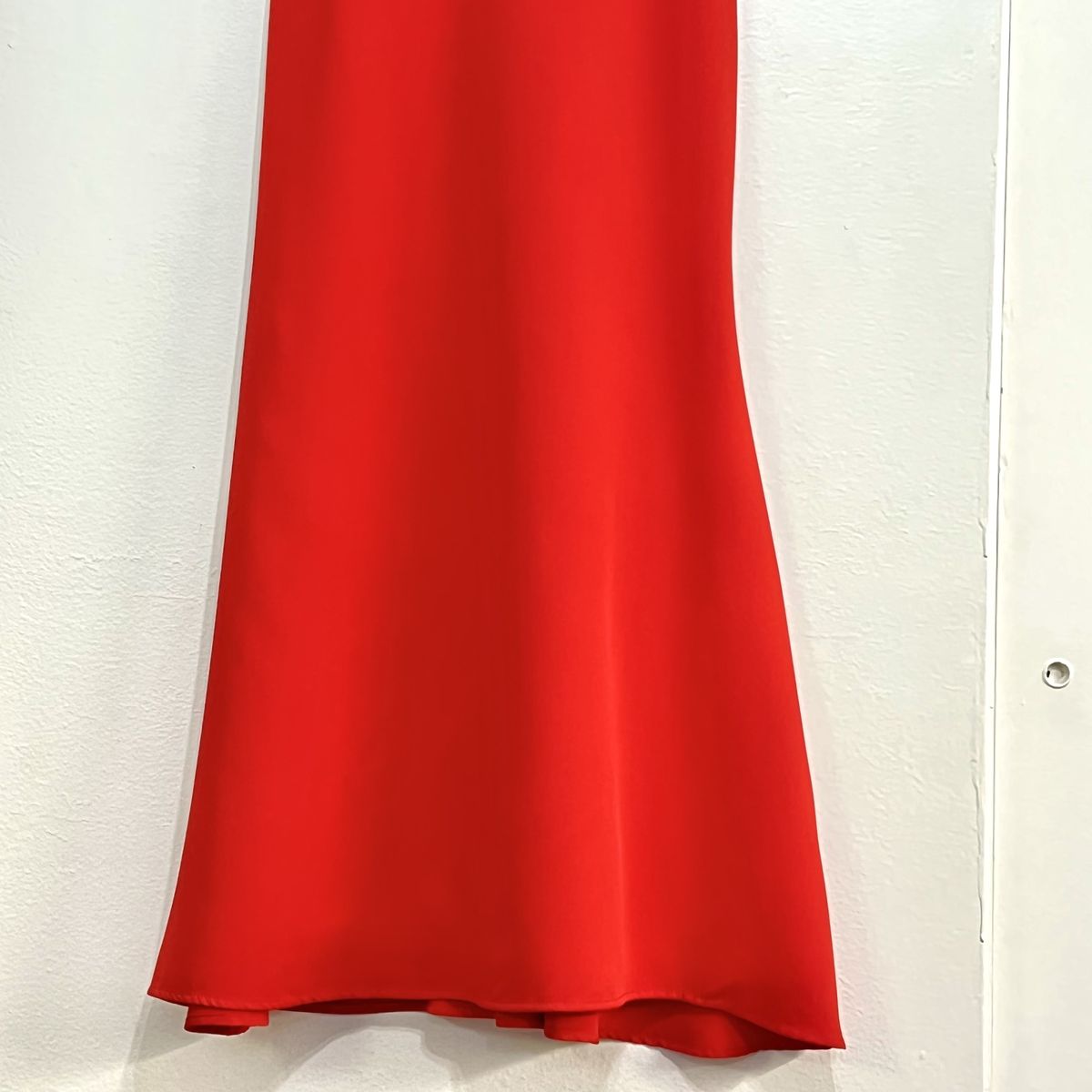 Style 49454 Mac Duggal Size 8 Plunge Red A-line Dress on Queenly