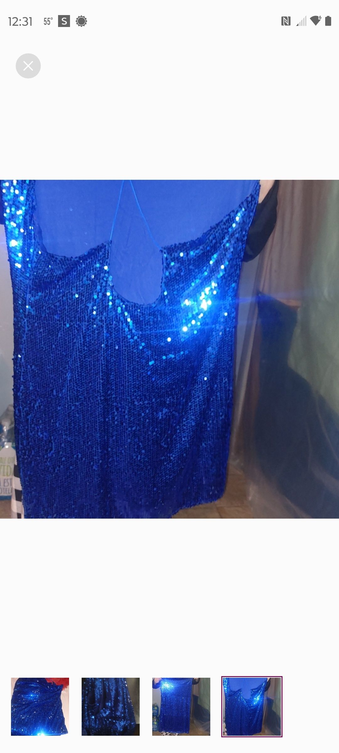 Fashion Nova Plus Size 28 Nightclub Blue Cocktail Dress on Queenly