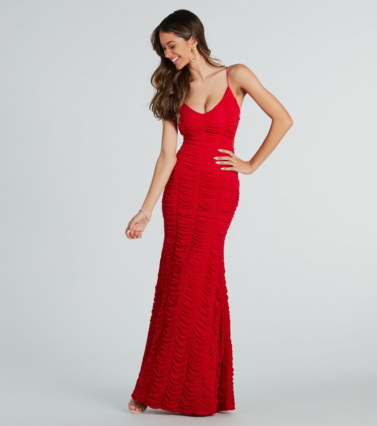 Windsor red prom discount dress