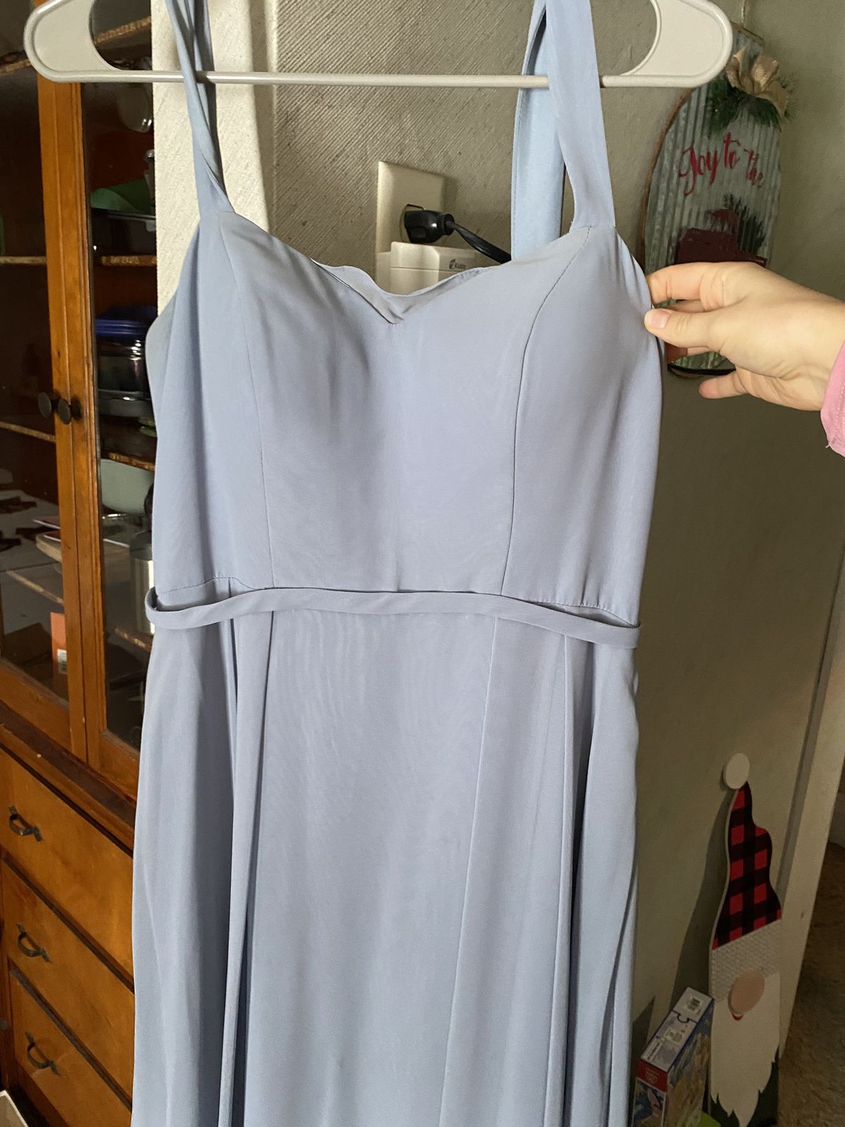 Azazie Size 8 Blue A-line Dress on Queenly