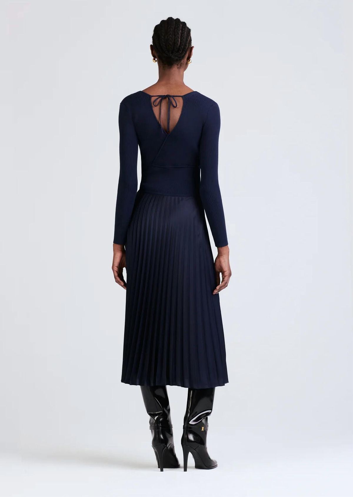 Style 1-1206013974-2696 Derek Lam 10 Crosby Size L Navy Blue Cocktail Dress on Queenly