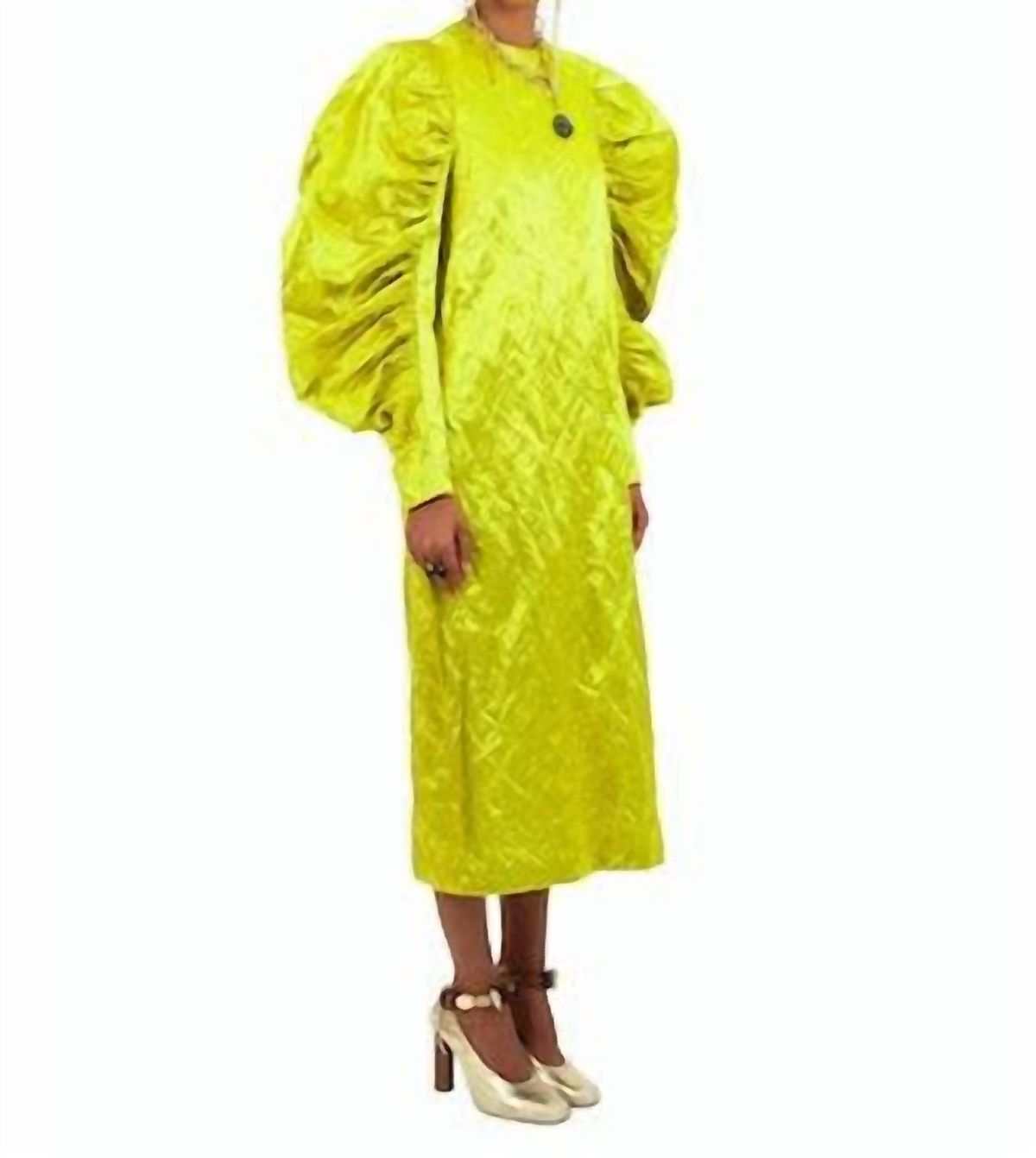 Style 1-203859258-1498 Ulla Johnson Size 4 Pageant Yellow Cocktail Dress on Queenly