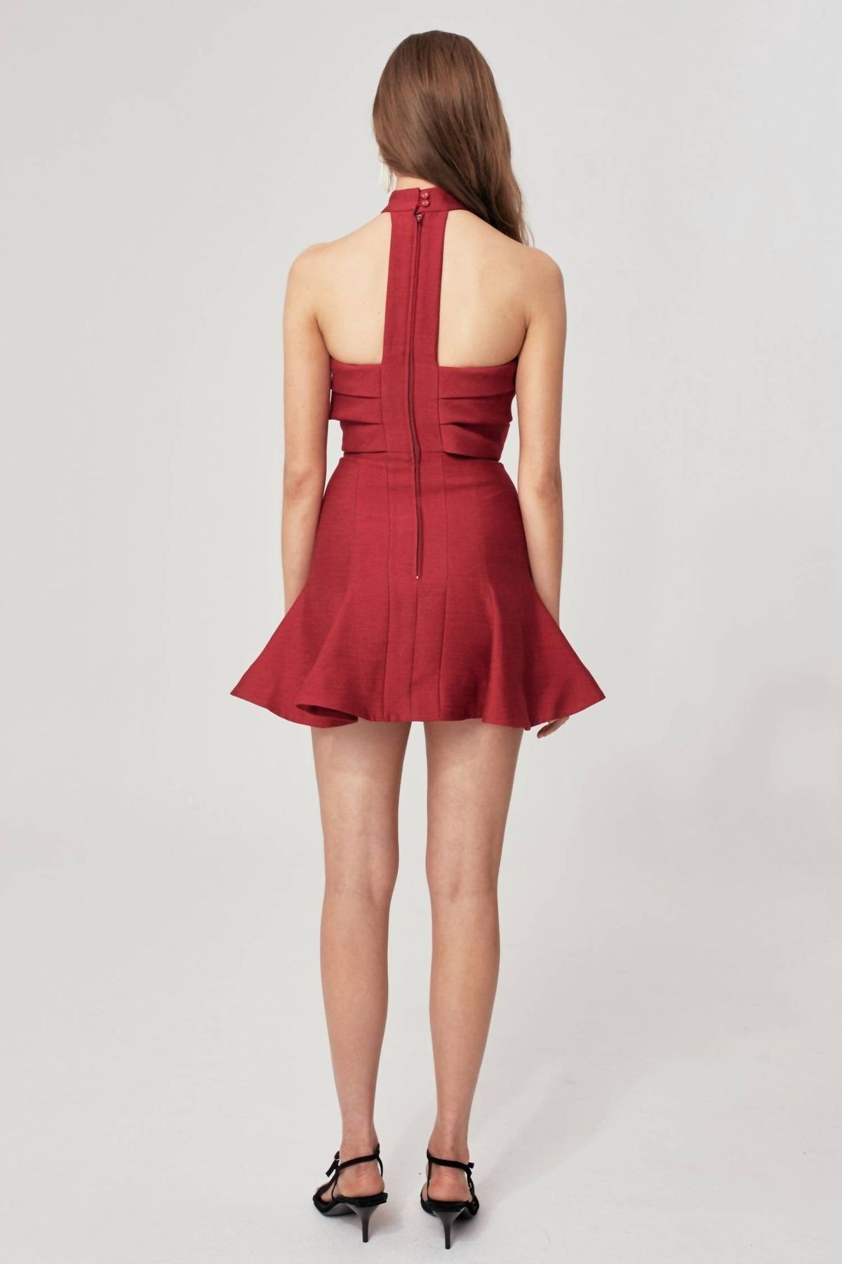 Style 1-3393110243-2696 Cameo Size L High Neck Red Cocktail Dress on Queenly