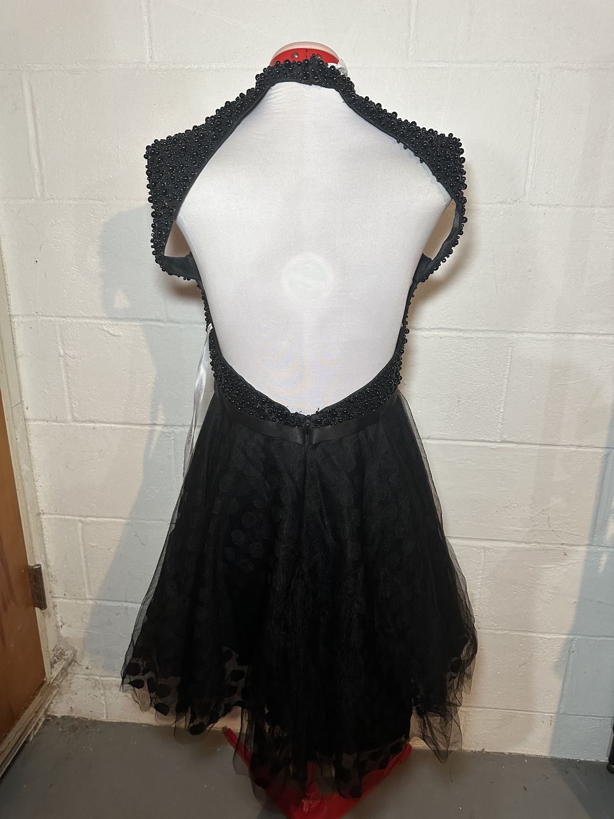 Rachel Allan Size 10 Prom High Neck Black Cocktail Dress on Queenly