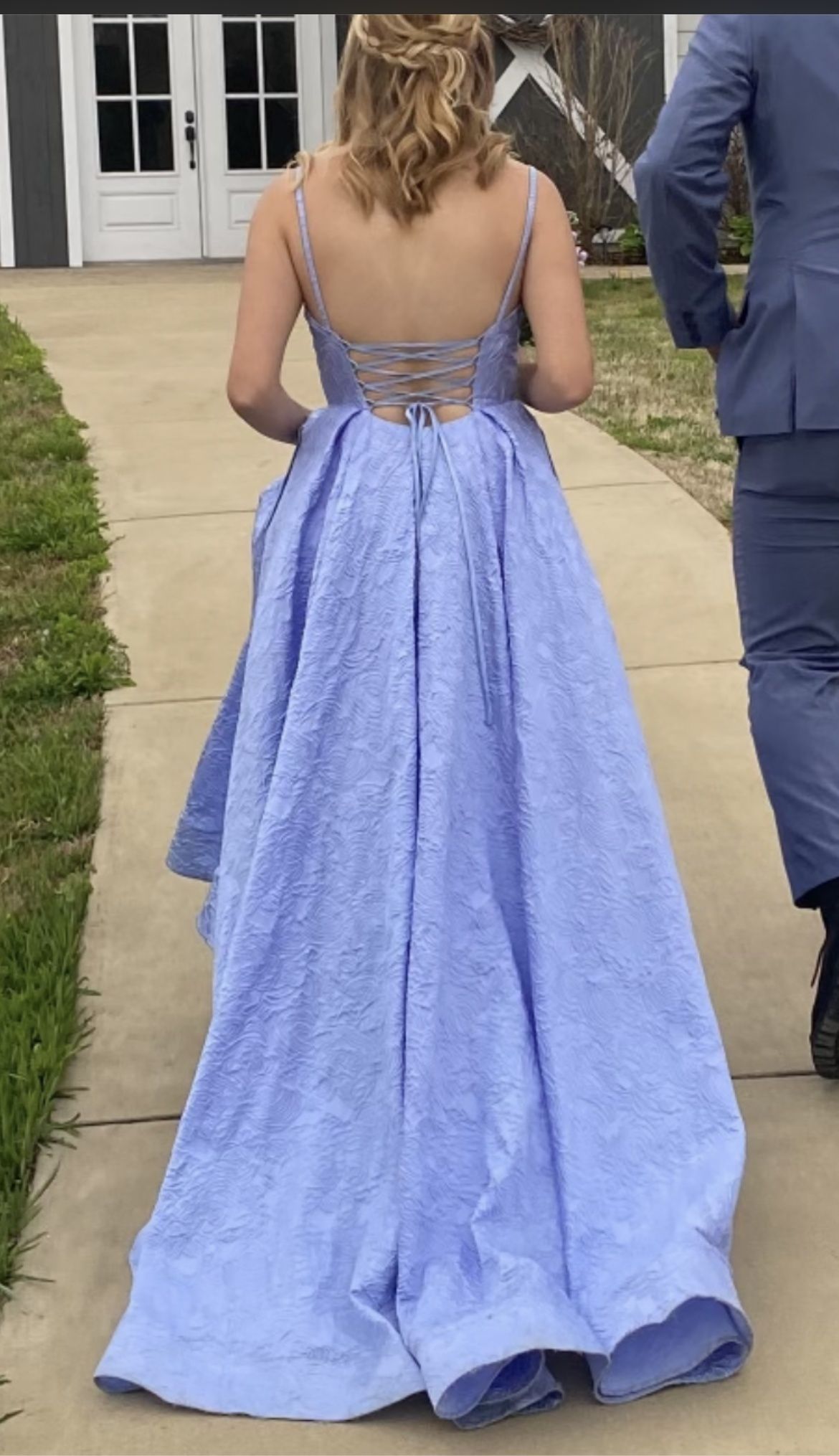 Sherri Hill Size 2 Light Blue Ball Gown on Queenly