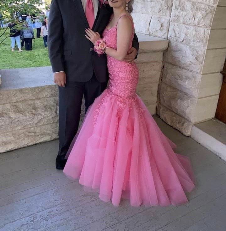 Sherri Hill Size 2 Prom Pink Mermaid Dress on Queenly