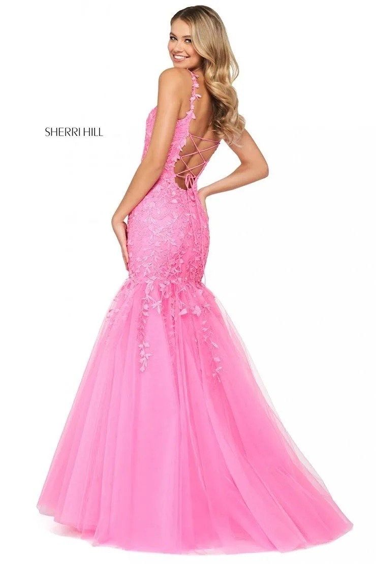 Sherri Hill Size 2 Prom Pink Mermaid Dress on Queenly