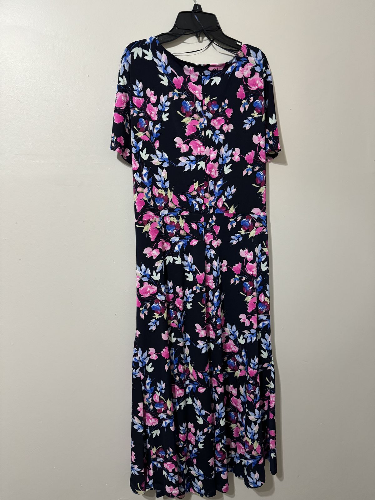 Robbie Bee Size 1X Cap Sleeve Pink A-line Dress on Queenly