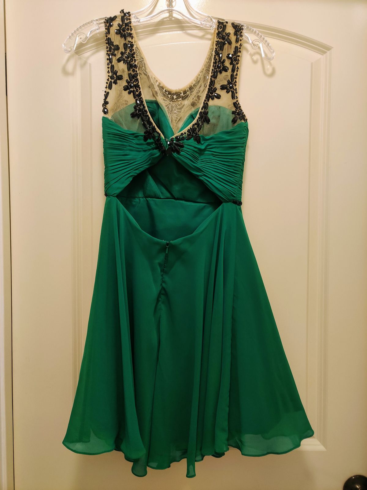 Rachel Allan Size 4 Green Cocktail Dress on Queenly