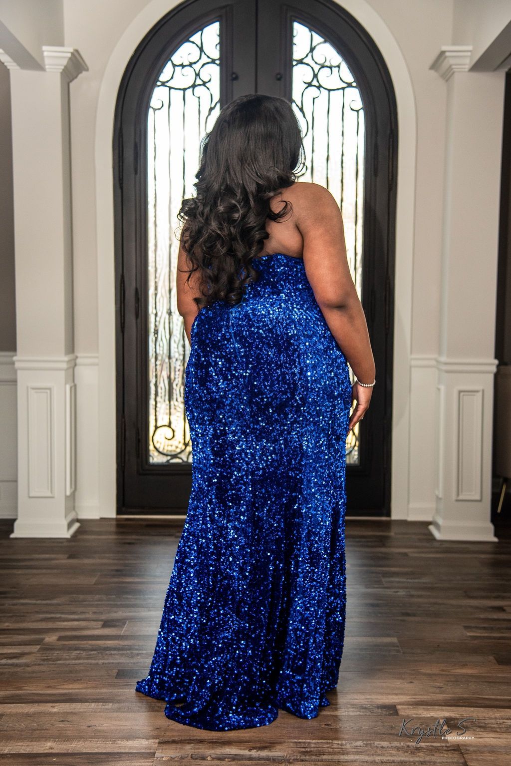 Plus Size 18 Prom Blue Floor Length Maxi on Queenly