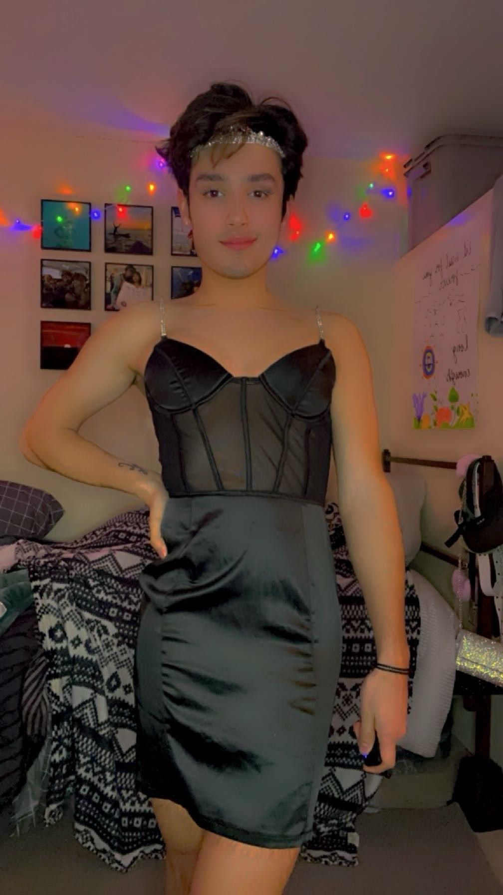 Size S Homecoming Plunge Black Cocktail Dress on Queenly