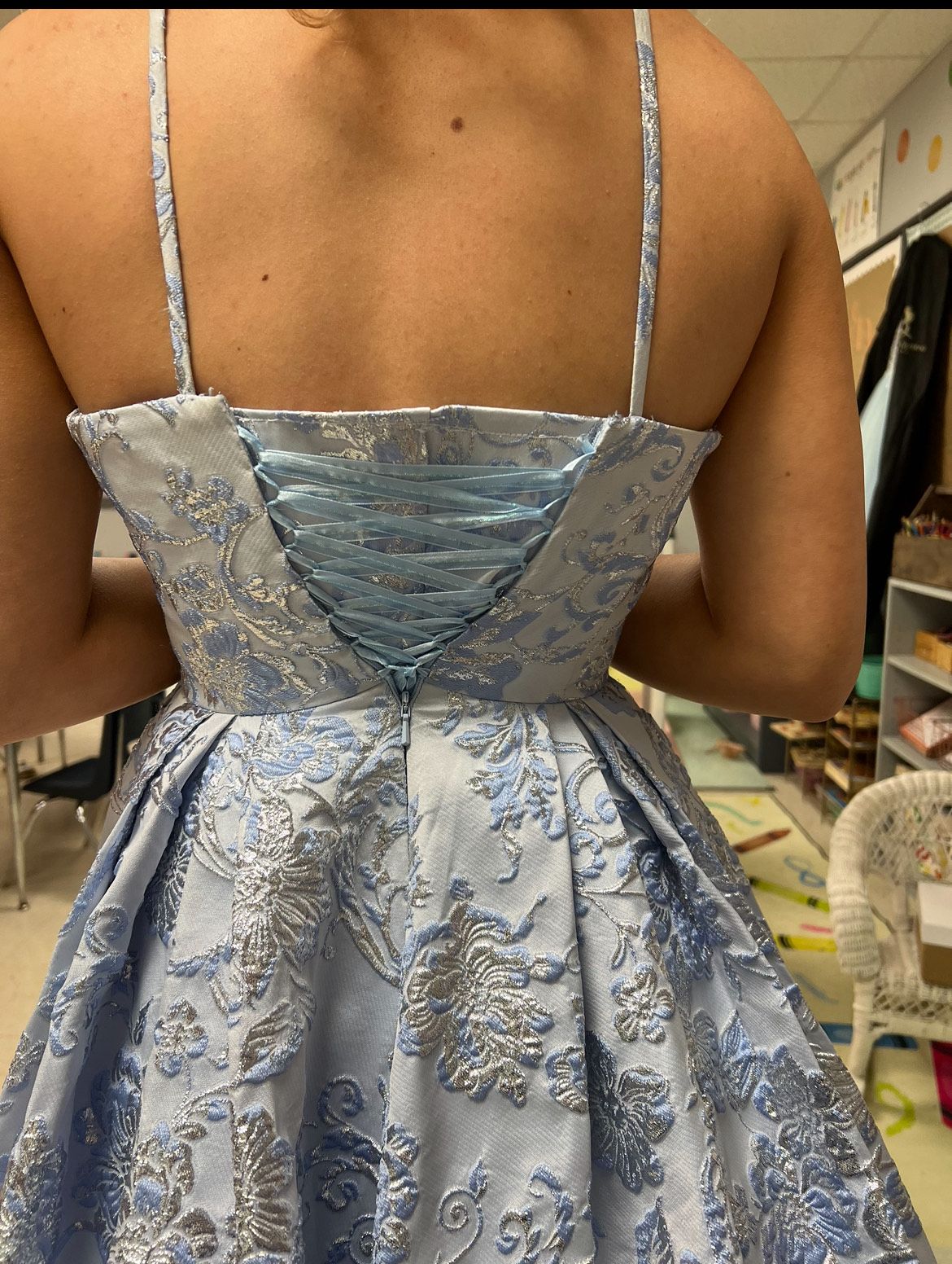 Rachel Allan Size 2 Prom Blue Ball Gown on Queenly