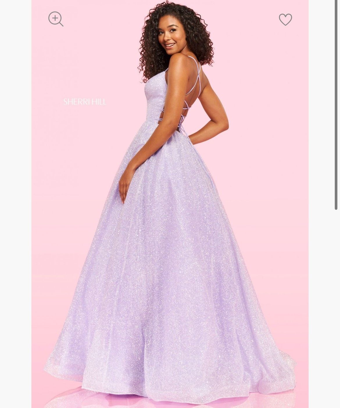 Style 54153 Sherri Hill Size 2 Prom Pink Ball Gown on Queenly