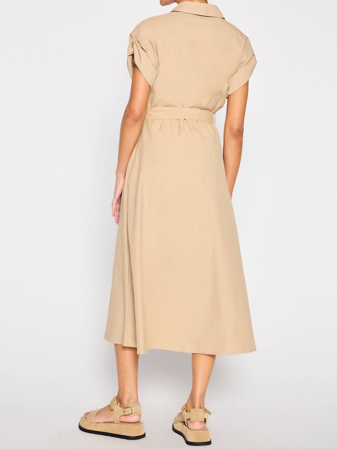 Style 1-1105773718-2901 Brochu Walker Size M High Neck Nude Cocktail Dress on Queenly