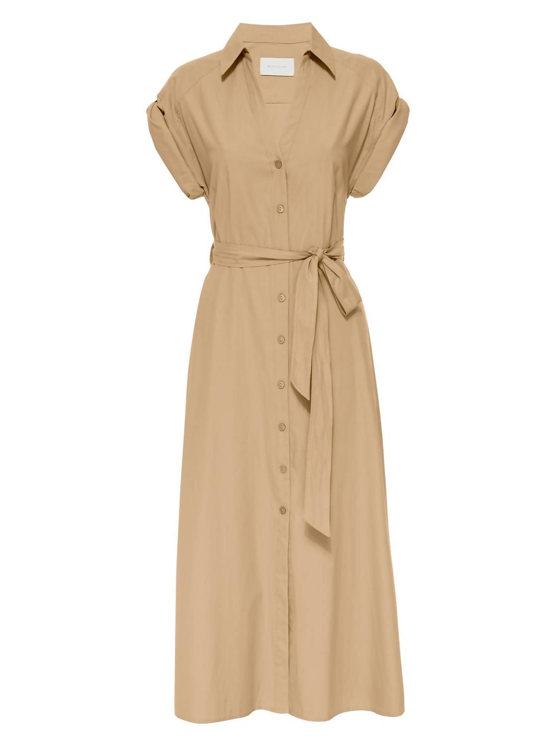 Style 1-1105773718-2901 Brochu Walker Size M High Neck Nude Cocktail Dress on Queenly