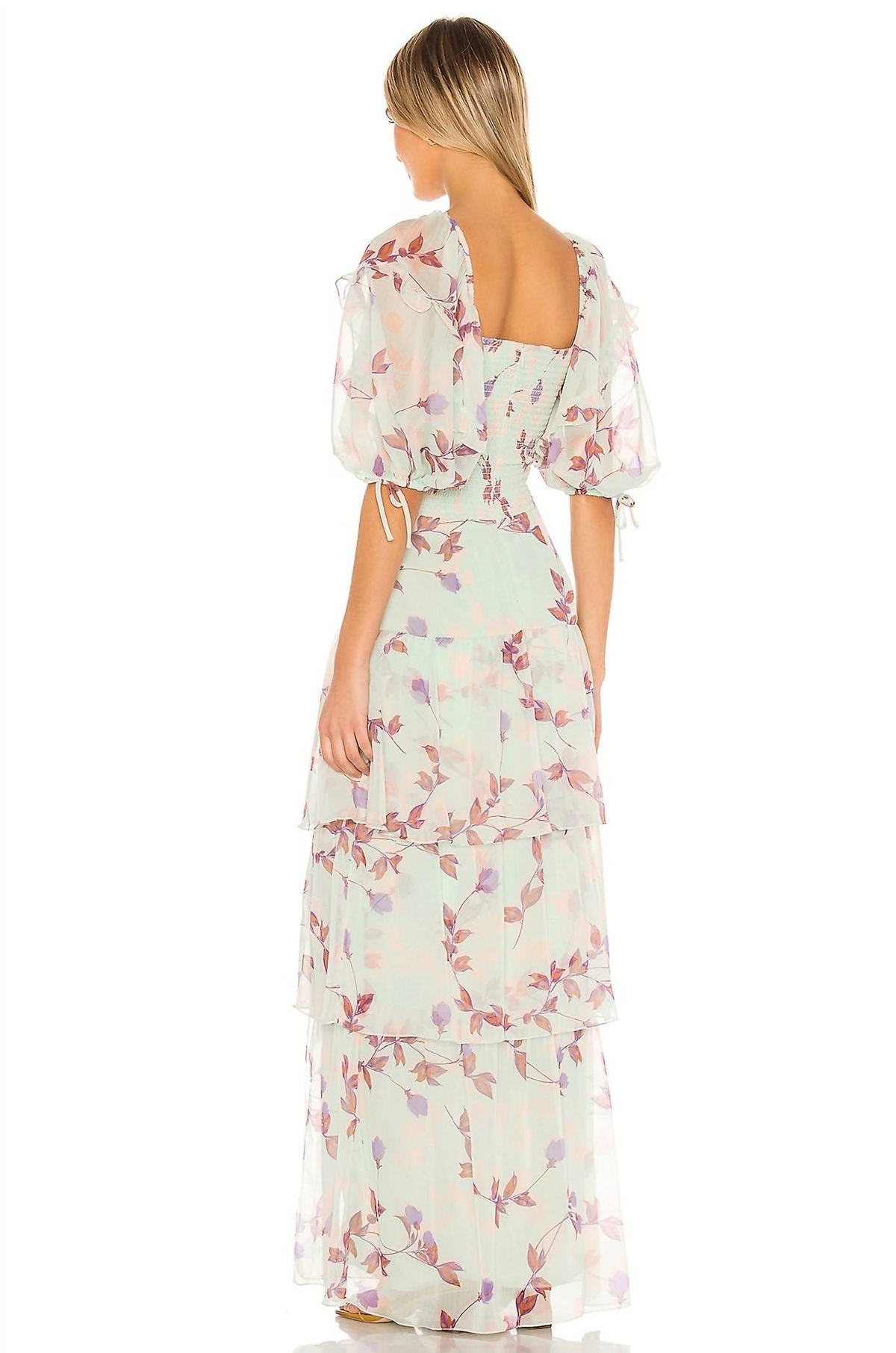 Style 1-1744470884-2901 Amanda Uprichard Size M Sheer White Side Slit Dress on Queenly