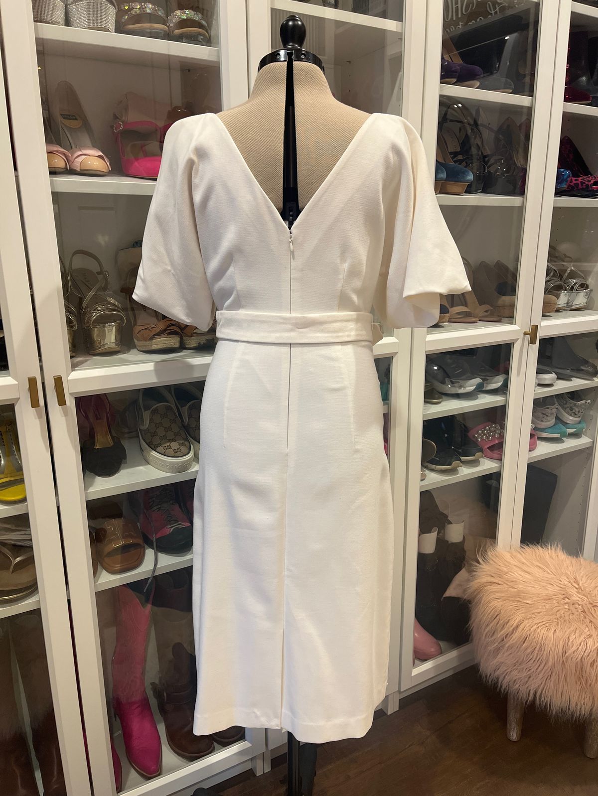 Ann taylor Size 2 Pageant High Neck White Cocktail Dress on Queenly