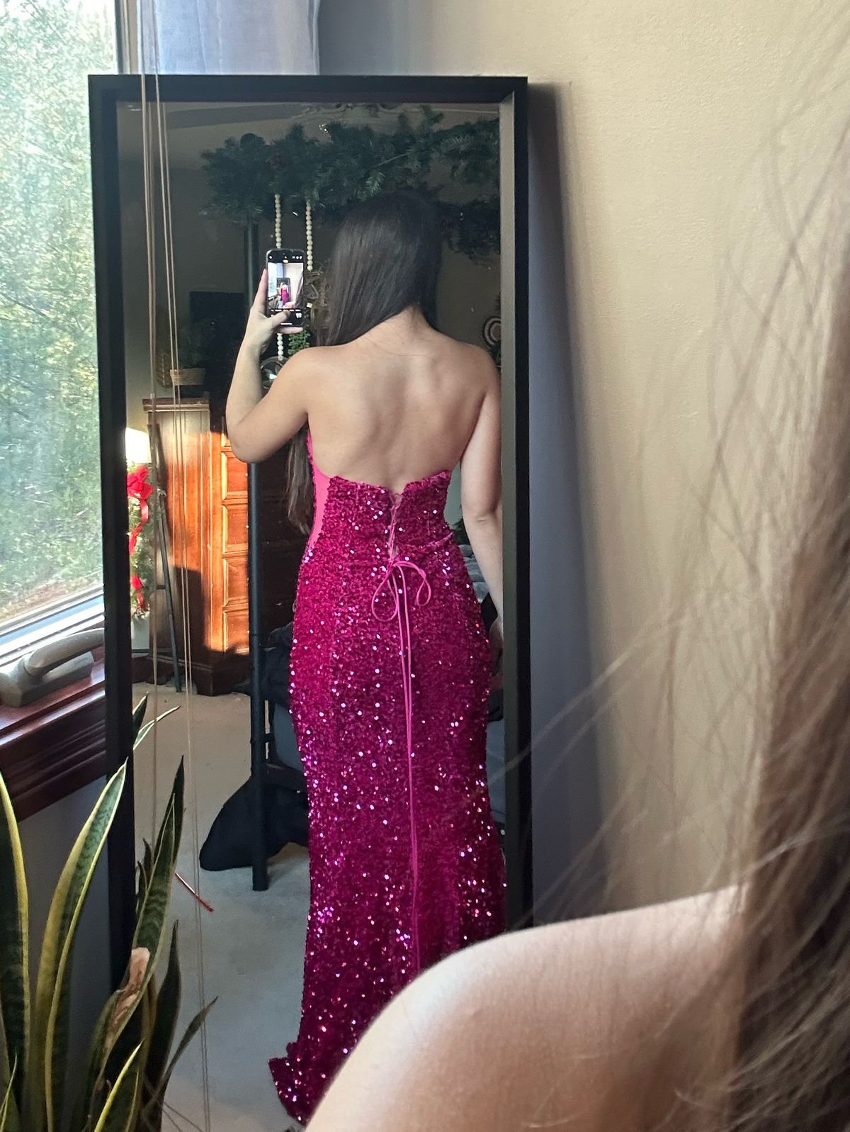 Size 2 Prom Strapless Pink Mermaid Dress on Queenly