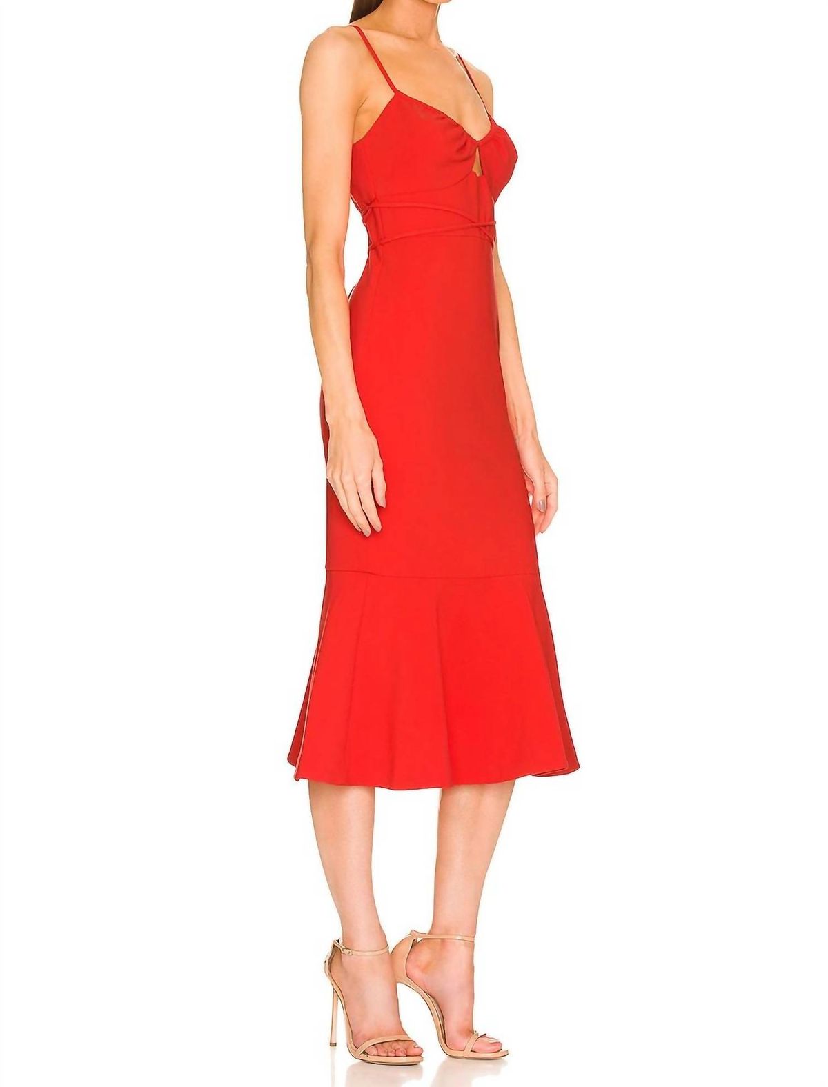 Style 1-18221914-5 LIKELY Size 0 Red Cocktail Dress on Queenly