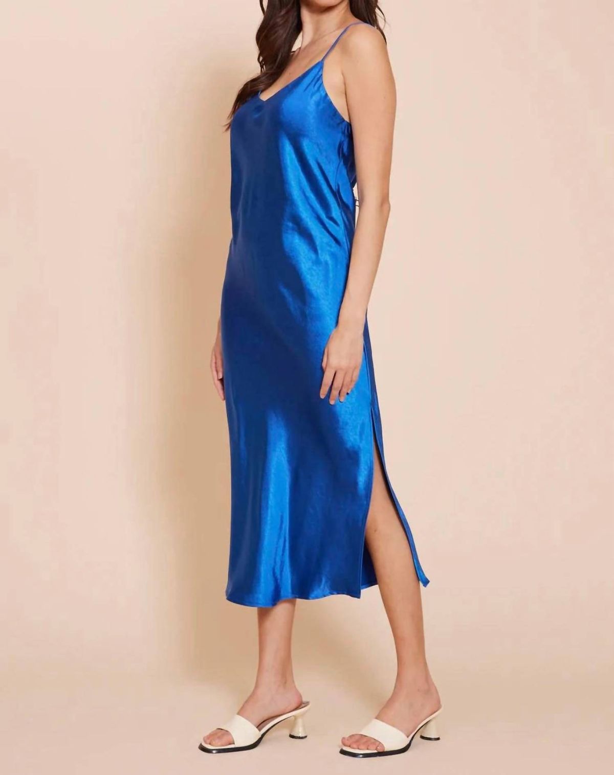 Style 1-1878444143-2696 LUCY PARIS Size L Blue Cocktail Dress on Queenly