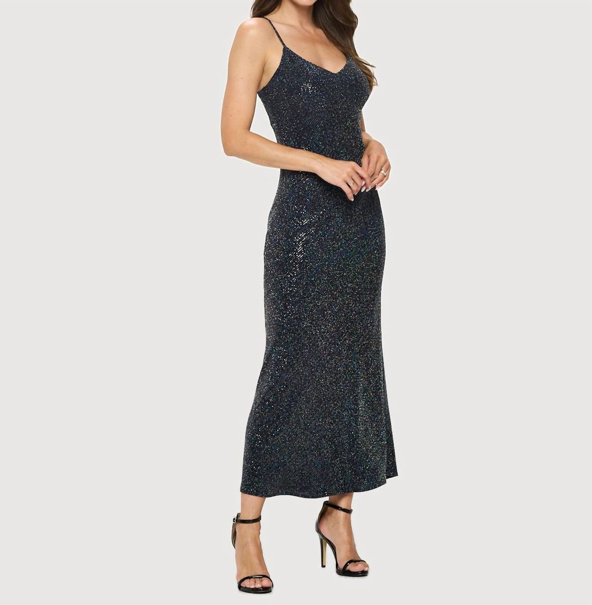Style 1-1969112152-2790 LAST TANGO Size L Black Floor Length Maxi on Queenly